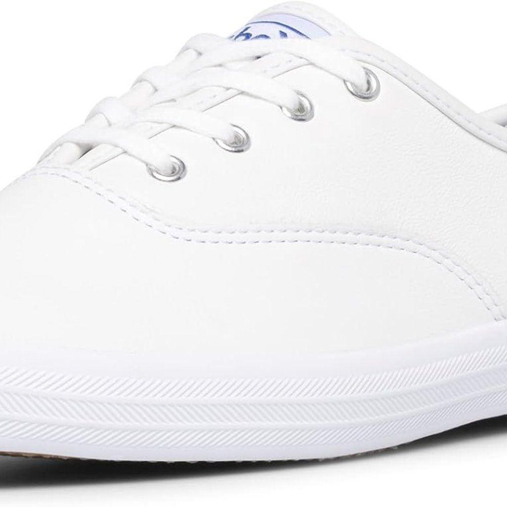 Elegant White Leather Champion Sneakers For Women - All-Day Comfort & Style